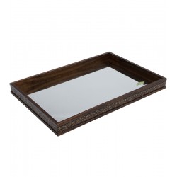 Bandeja 41x31x4,5cm Espelhada Coquinho